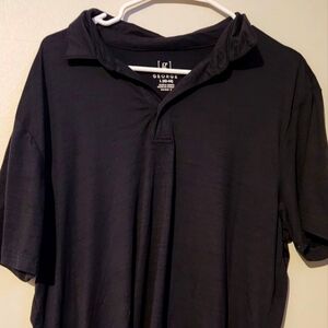 Mens black polo